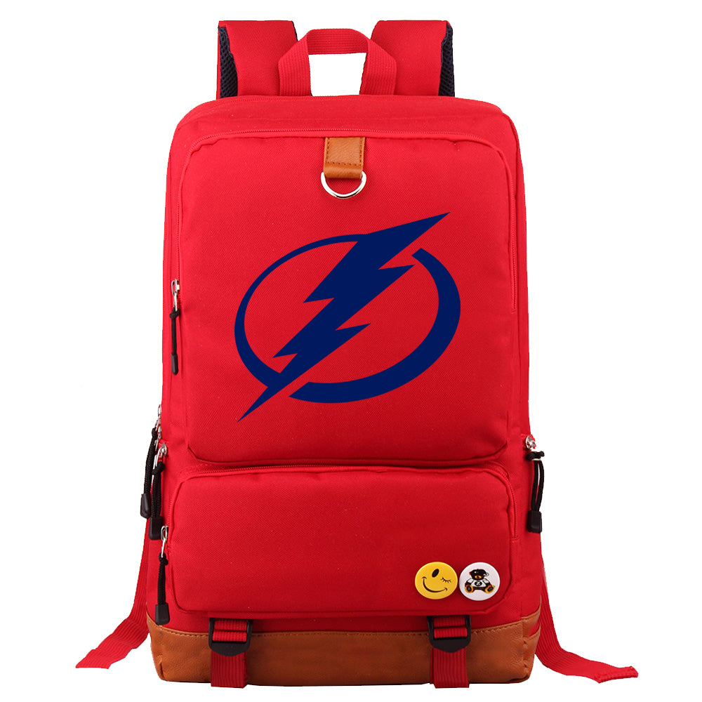 Tampa Bay Lightning Hockey Team Proof Backpack NoteBook Laptop School Bag