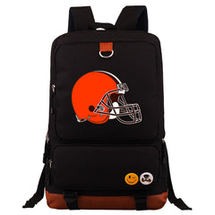 Cleveland Browns Football Team Rugby Proof Backpack NoteBook Laptop School Bag