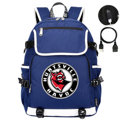Huntsville Havoc Hockey League Backpack School Notebook Travel Bag