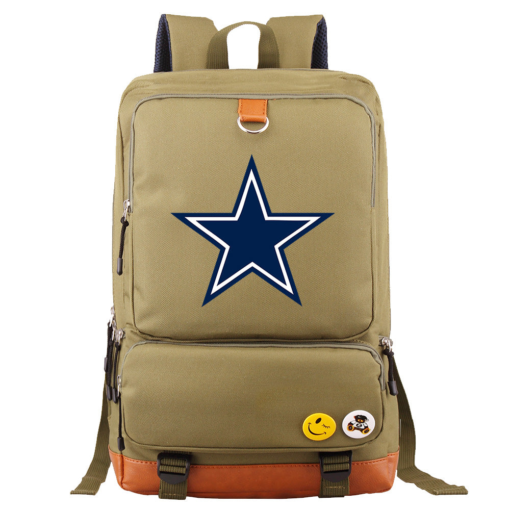 Dallas Cowboys Football Team Rugby Proof Backpack NoteBook Laptop School Bag