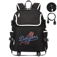 LA Dodgers Backpack School Notebook Travel Bags