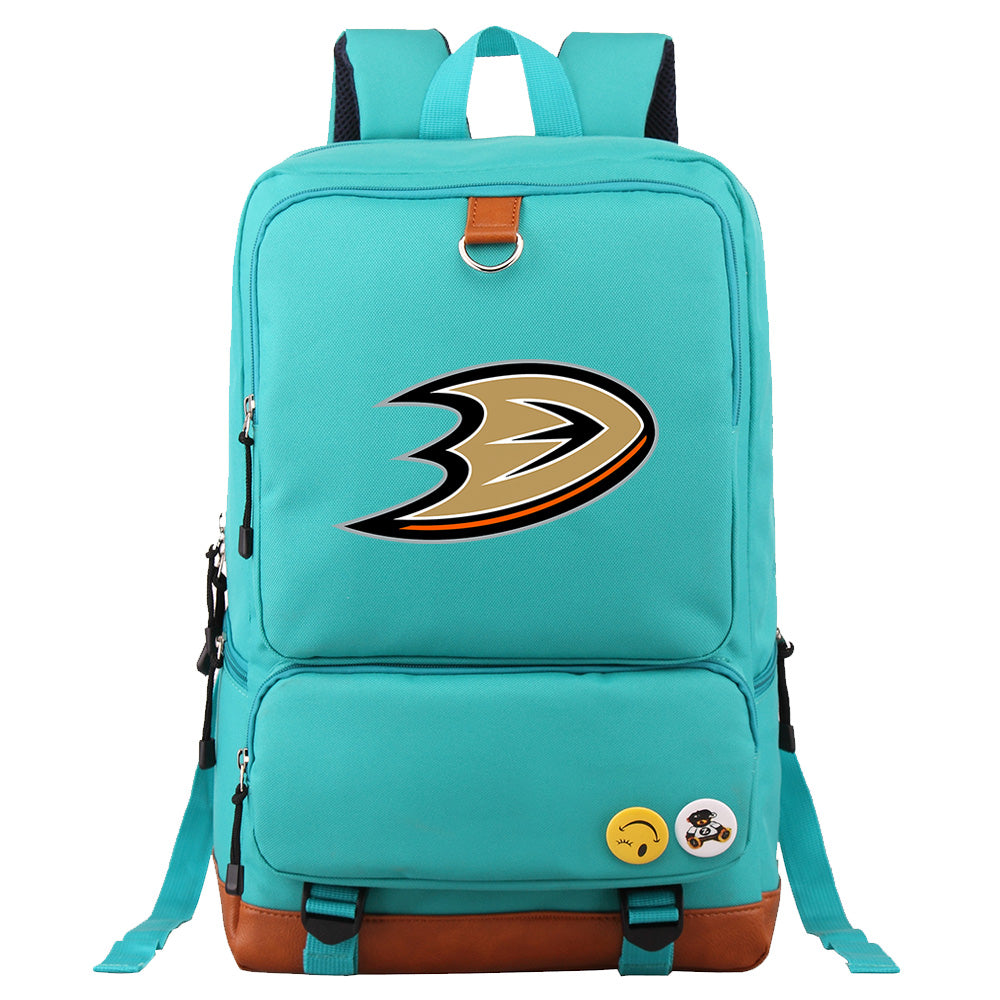 Anaheim Ducks Hockey Team Proof Backpack NoteBook Laptop School Bag