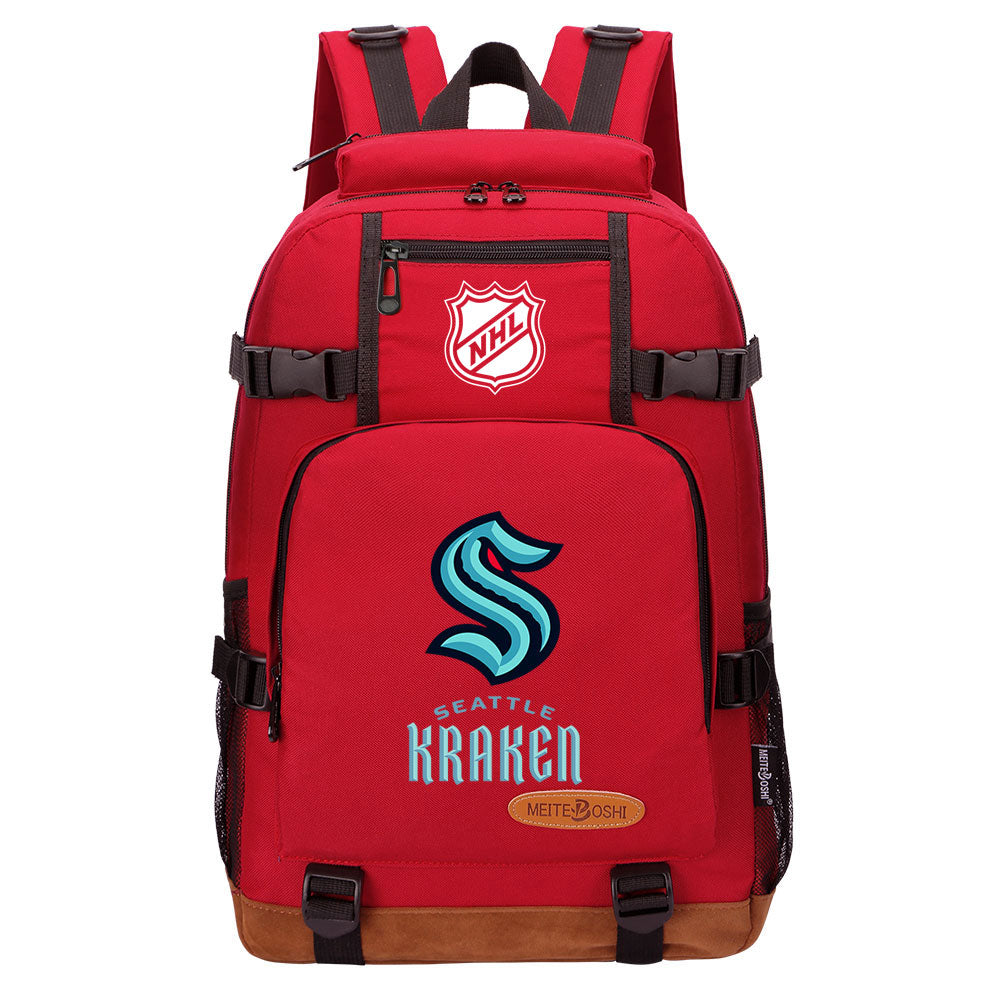 Seattle Kraken Hockey League  Waterproof Backpack School Notebook Travel Bag