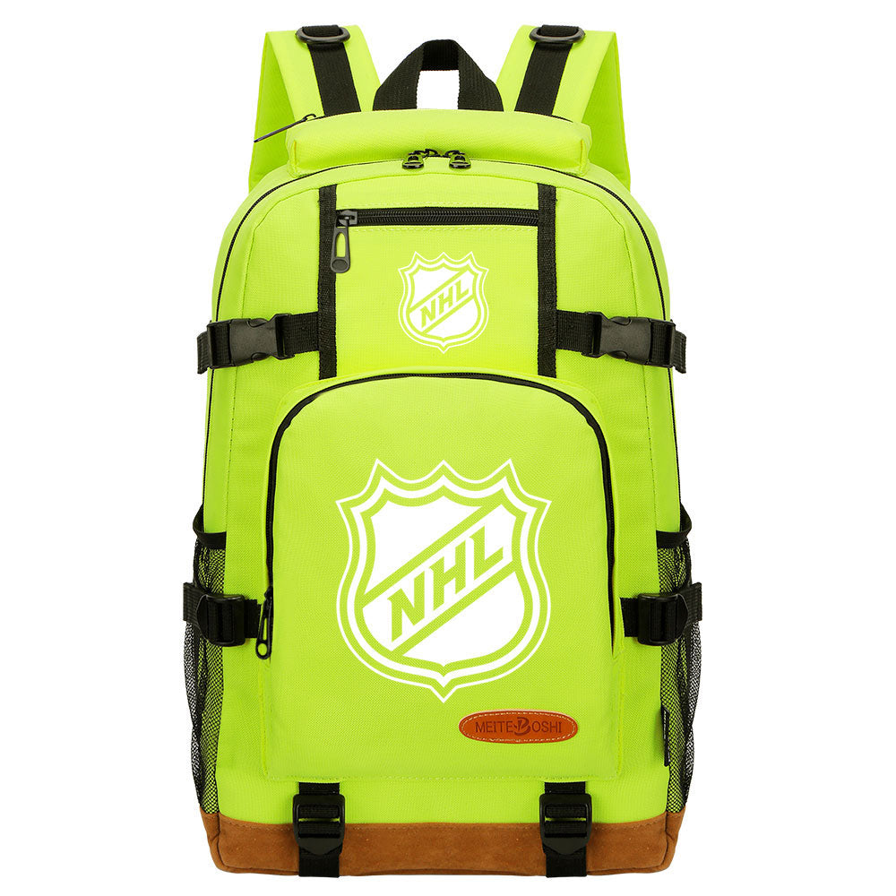 Hockey Team Waterproof Backpack School Notebook Travel Bag