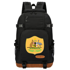 Australia National Football Team Waterproof Backpack School Notebook Travel Bag