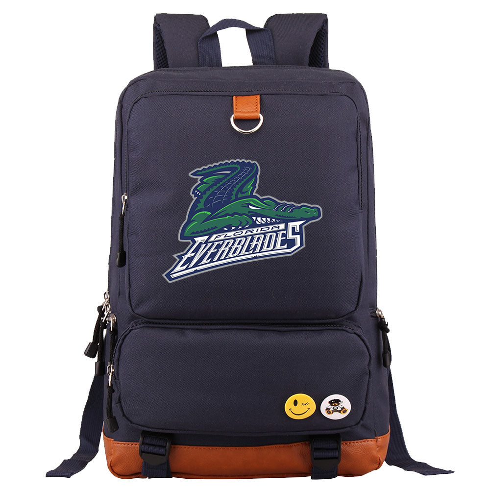 Florida Everblades Hockey Team Proof Backpack NoteBook Laptop School Bag
