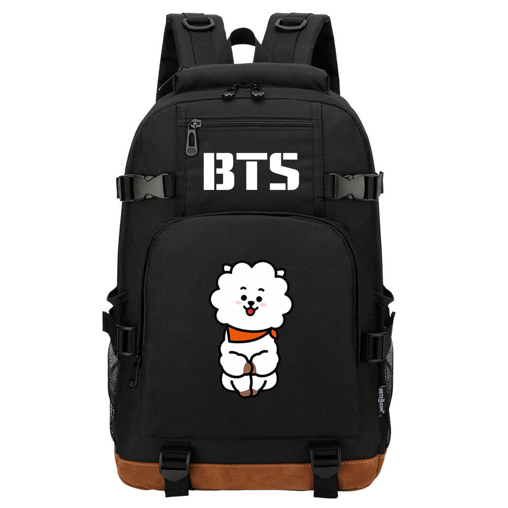 Kpop BTS RJ Jin Waterproof Backpack School Notebook Travel Bag