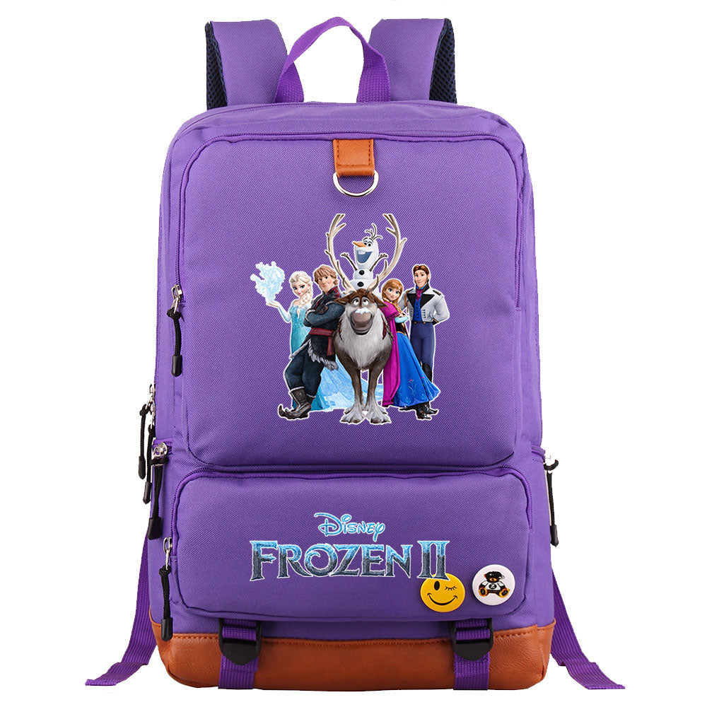 Frozen Elsa Anna Proof Backpack NoteBook Laptop School Bag