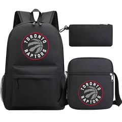 Toronto Raptors Basketball School Backpack Shoulder Bag Pencil Bags 3pcs Set