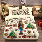 Gingerbread Man Bedding Set Duvet Cover Pillowcases Halloween Home Decor