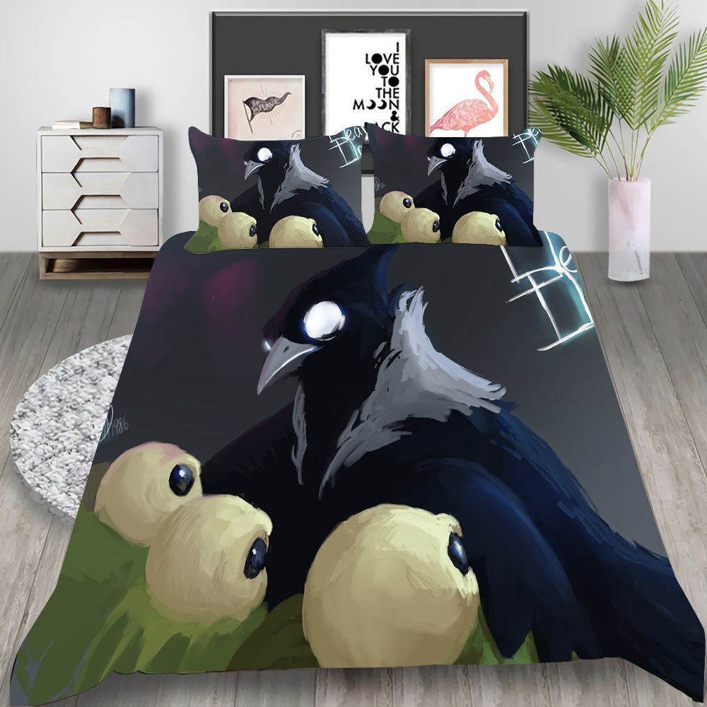 Death's Door Cosplay Bedding Set Duvet Cover Pillowcases Halloween Home Decor