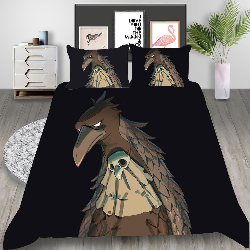 Death's Door Cosplay Bedding Set Duvet Cover Pillowcases Halloween Home Decor