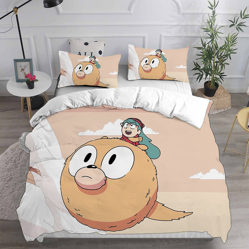Hilda Season 1   Cosplay Bedding Set Duvet Cover Pillowcases Halloween Home Decor