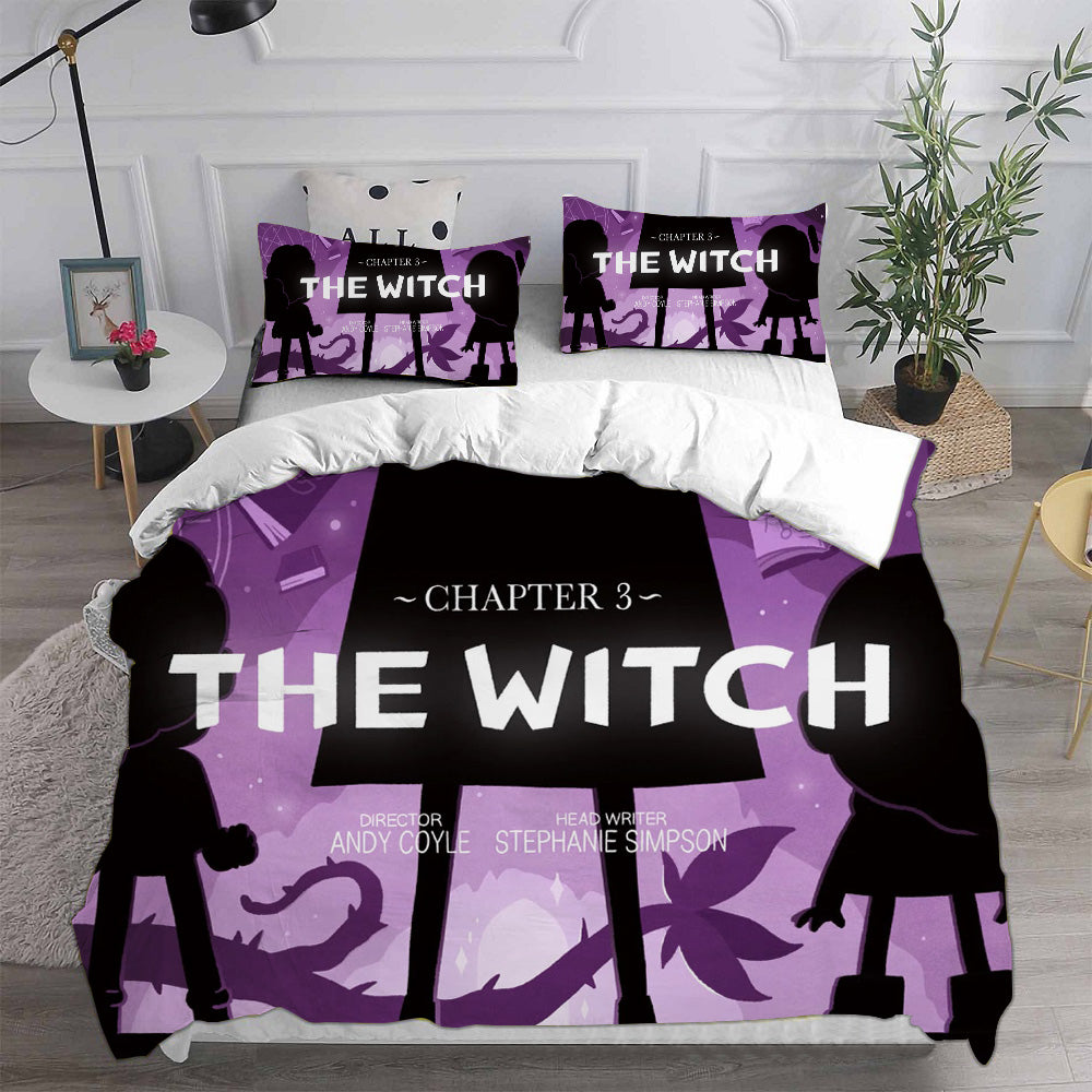 Hilda Season 1   Cosplay Bedding Set Duvet Cover Pillowcases Halloween Home Decor