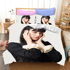 Blackpink Lisa Cosplay Bedding Set Duvet Cover Pillowcases Halloween Home Decor