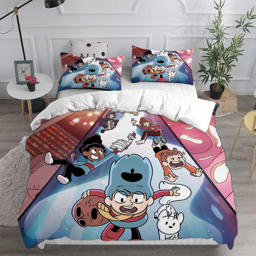 Hilda Season 1   Cosplay Bedding Set Duvet Cover Pillowcases Halloween Home Decor