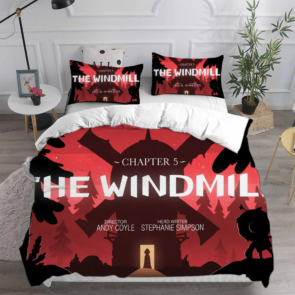 Hilda Season 1   Cosplay Bedding Set Duvet Cover Pillowcases Halloween Home Decor
