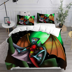 Buzz Lightyear Cosplay Bedding Set Duvet Cover Pillowcases Halloween Home Decor