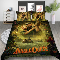 Jungle Cruise Cosplay Bedding Set Duvet Cover Pillowcases Halloween Home Decor