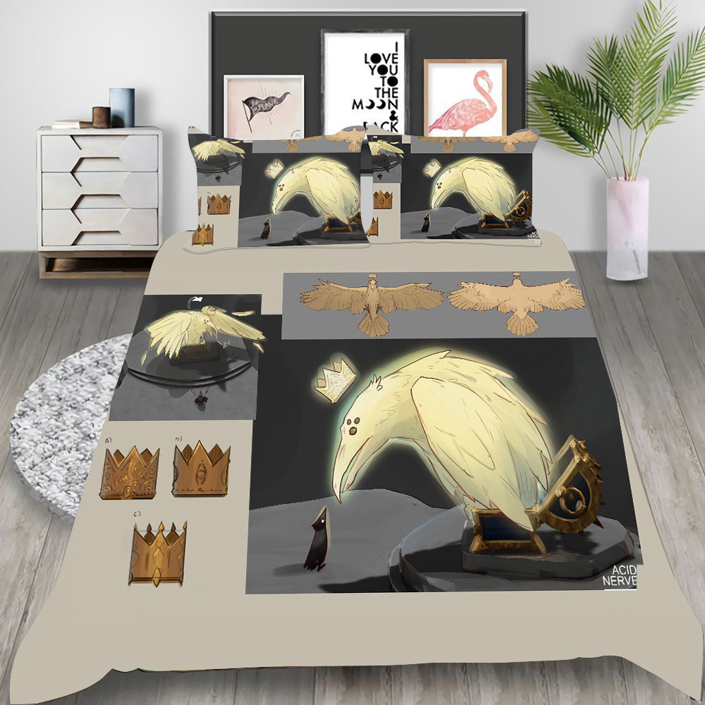Death's Door Cosplay Bedding Set Duvet Cover Pillowcases Halloween Home Decor