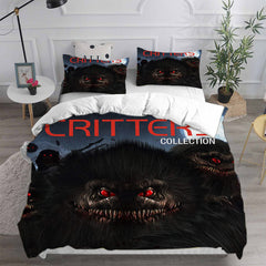 Critters Cosplay Bedding Set Duvet Cover Pillowcases Halloween Home Decor