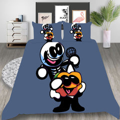 Friday Night Funkin Cosplay Bedding Set Duvet Cover Pillowcases Halloween Home Decor