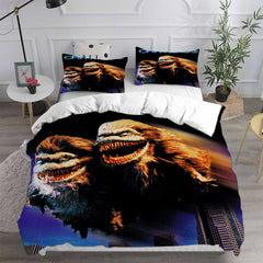 Critters Cosplay Bedding Set Duvet Cover Pillowcases Halloween Home Decor