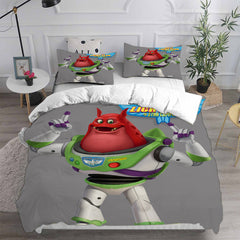 Buzz Lightyear Cosplay Bedding Set Duvet Cover Pillowcases Halloween Home Decor