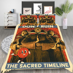 Loki Season 1 Cosplay Bedding Set Duvet Cover Pillowcases Halloween Home Decor