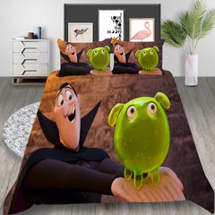 Hotel Transylvania 4 Transformania Cosplay Bedding Set Duvet Cover Pillowcases Halloween Home Decor