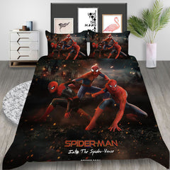 Spider-Man No Way Home Cosplay Bedding Set Duvet Cover Pillowcases Halloween Home Decor