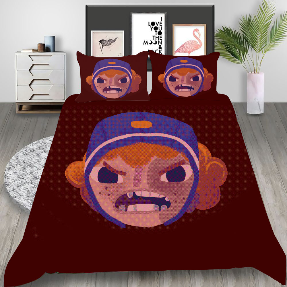 Game Knights and Bikes Cosplay Bedding Set Duvet Cover Pillowcases Halloween Home Decor