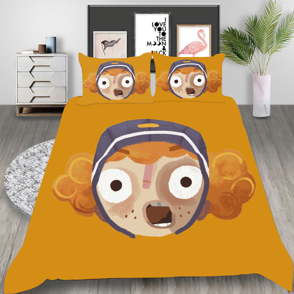 Game Knights and Bikes Cosplay Bedding Set Duvet Cover Pillowcases Halloween Home Decor