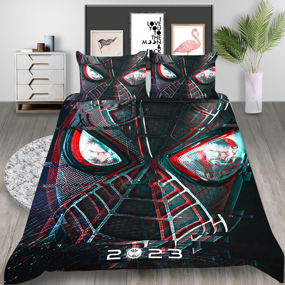 Spider-Man No Way Home Cosplay Bedding Set Duvet Cover Pillowcases Halloween Home Decor