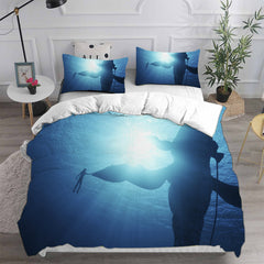 Avatar 2 Cosplay Bedding Set Duvet Cover Pillowcases Halloween Home Decor