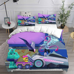 Battle Kitty Cosplay Bedding Set Duvet Cover Pillowcases Halloween Home Decor