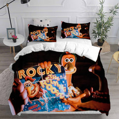 Chicken Run Cosplay Bedding Set Duvet Cover Pillowcases Halloween Home Decor