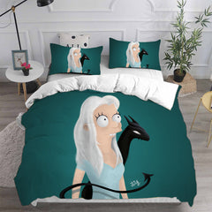 Disenchantment Season 1  Cosplay Bedding Set Duvet Cover Pillowcases Halloween Home Decor