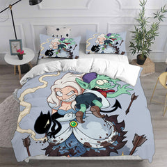 Disenchantment Season 1  Cosplay Bedding Set Duvet Cover Pillowcases Halloween Home Decor