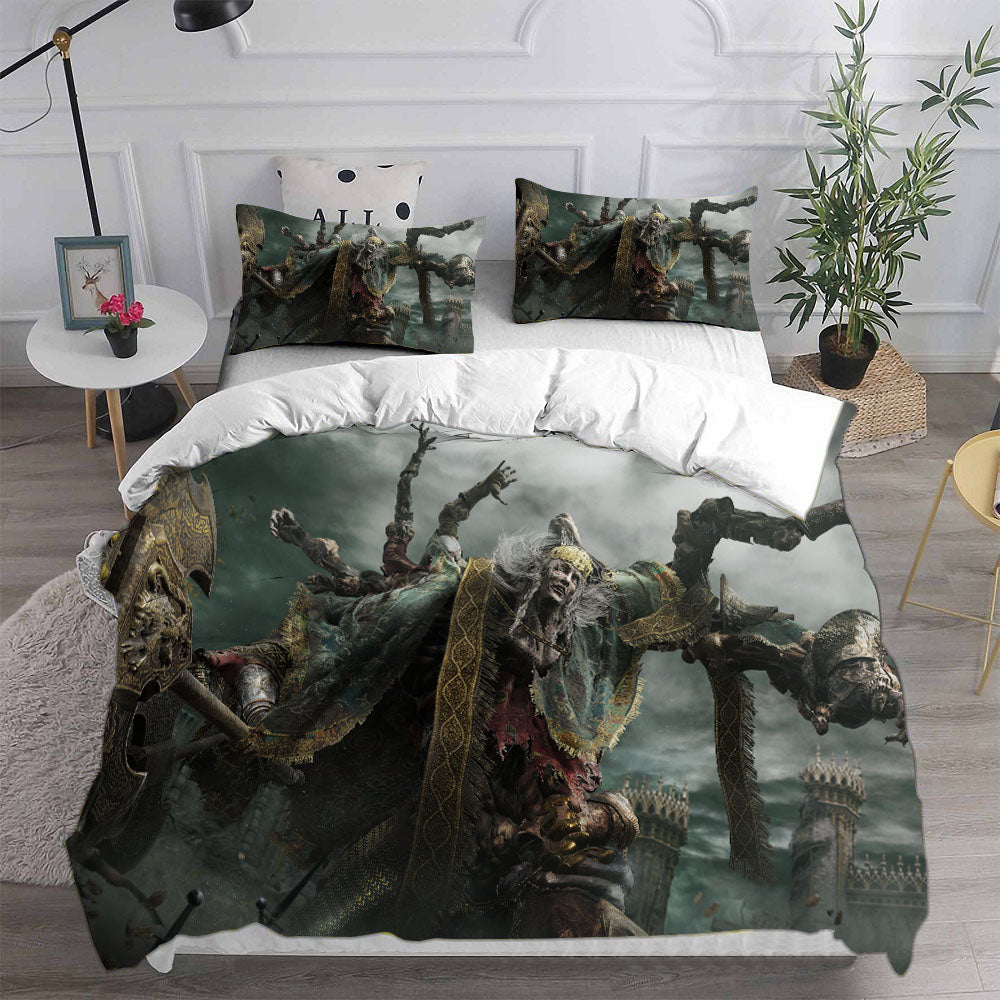 Elden Ring Cosplay Bedding Set Duvet Cover Pillowcases Halloween Home Decor