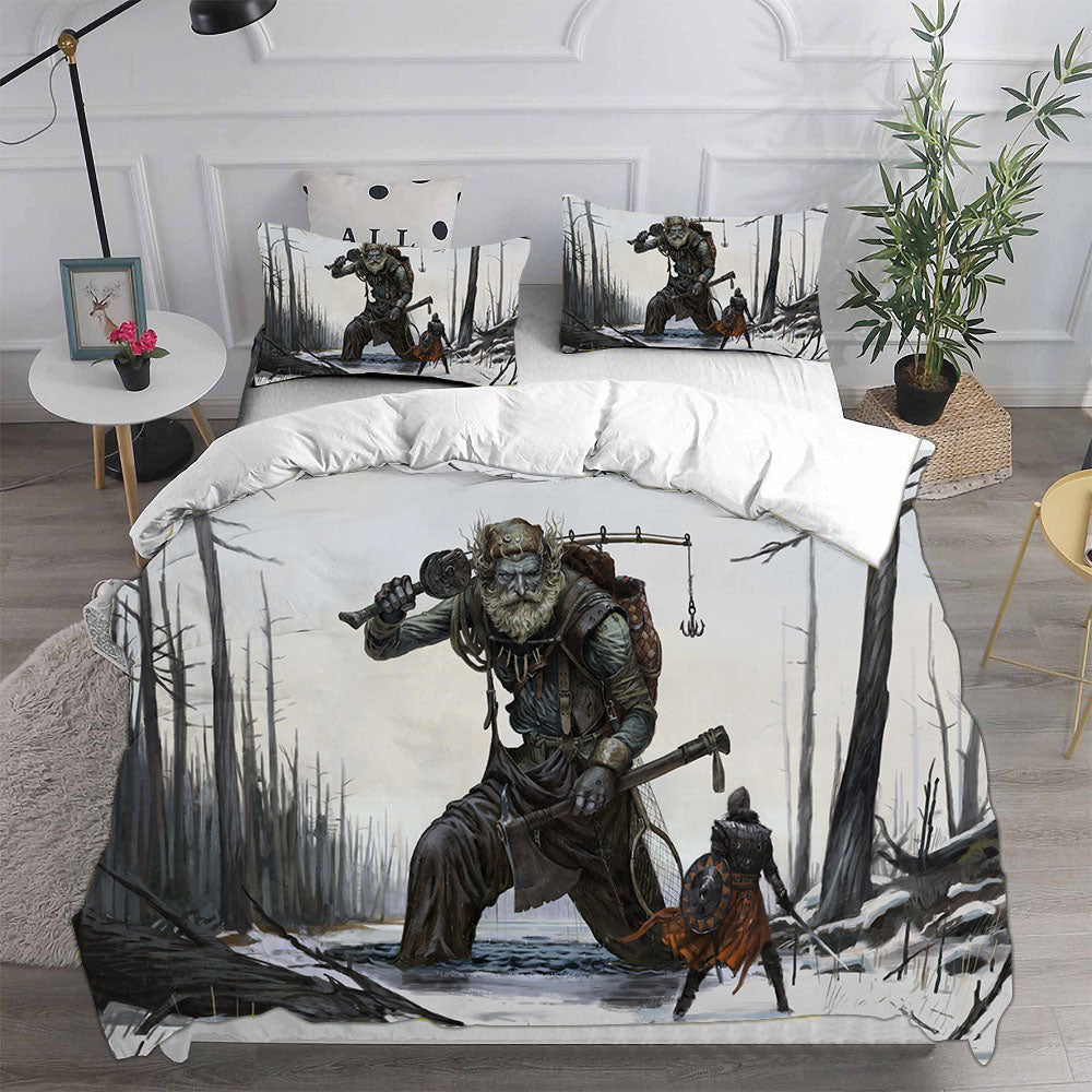 Elden Ring Cosplay Bedding Set Duvet Cover Pillowcases Halloween Home Decor