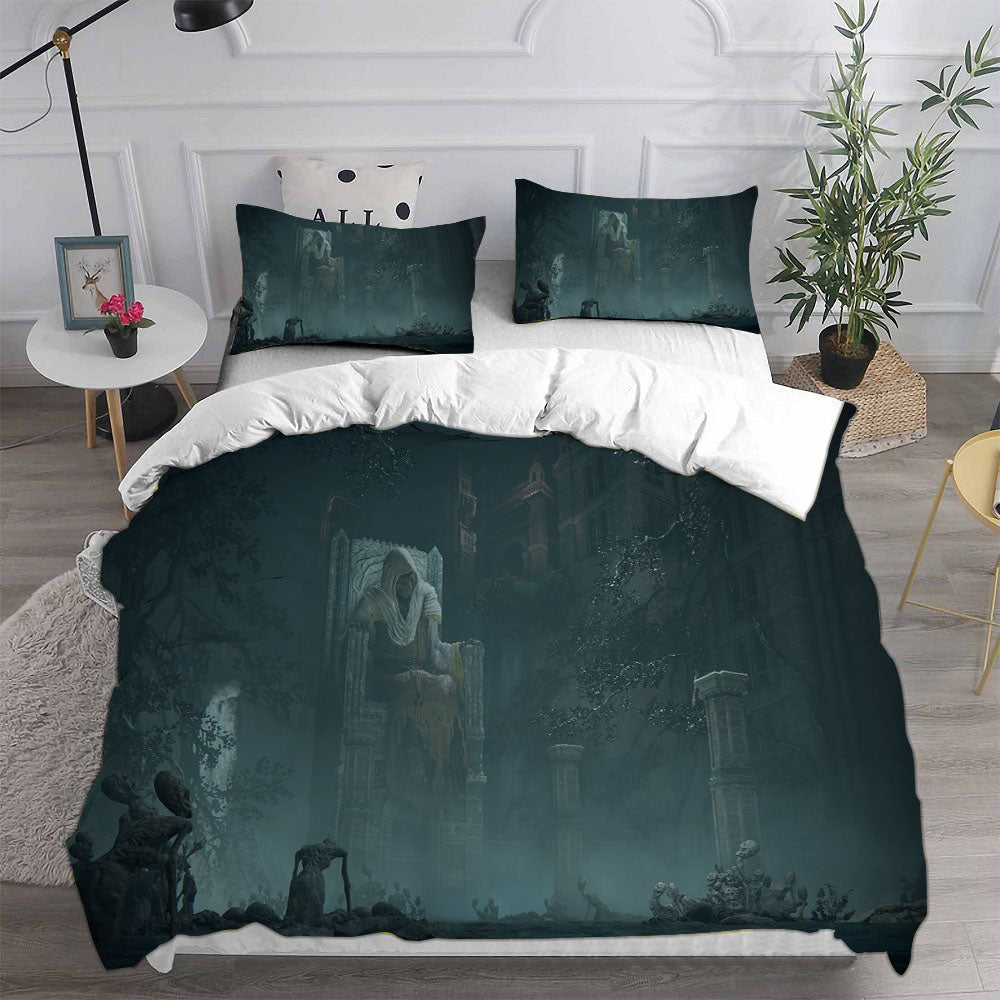 Elden Ring Cosplay Bedding Set Duvet Cover Pillowcases Halloween Home Decor