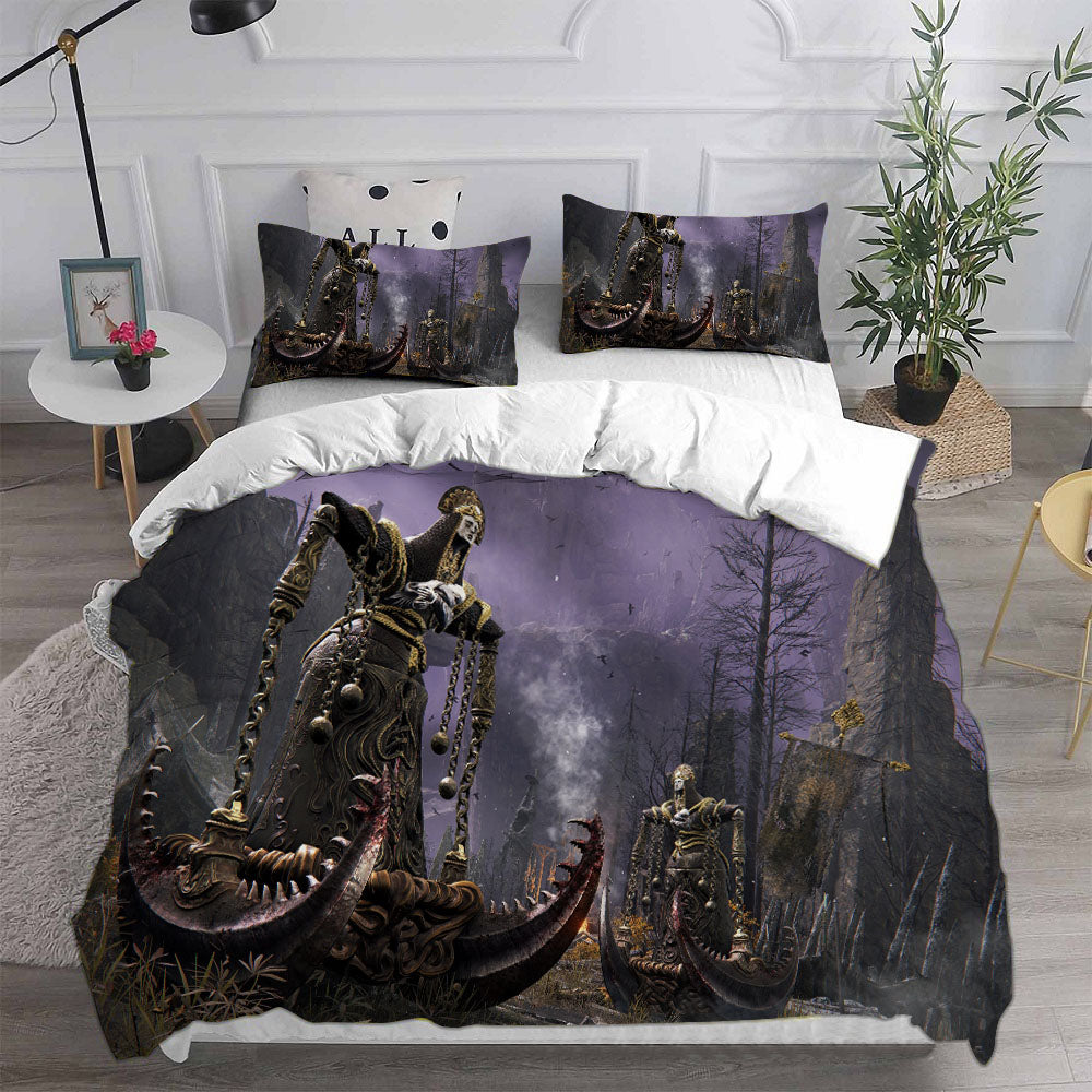 Elden Ring Cosplay Bedding Set Duvet Cover Pillowcases Halloween Home Decor