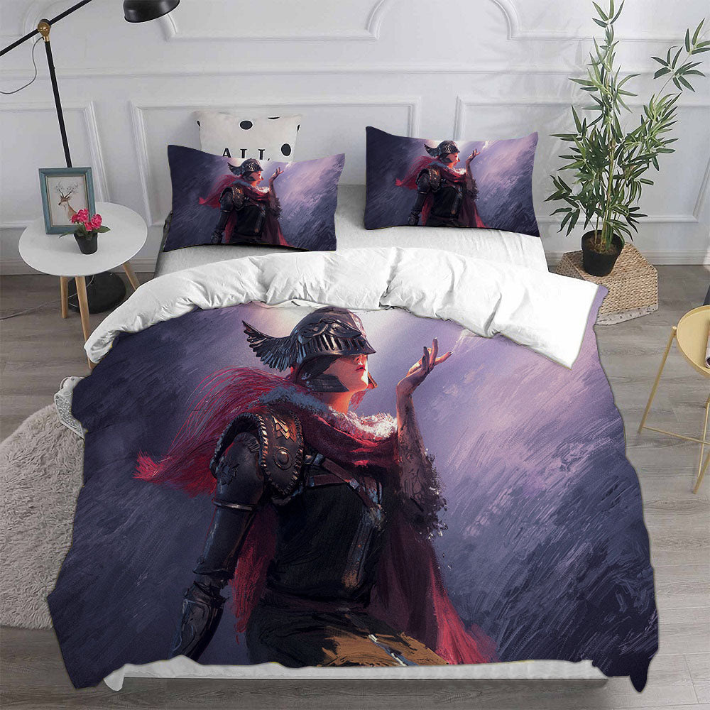 Elden Ring Cosplay Bedding Set Duvet Cover Pillowcases Halloween Home Decor
