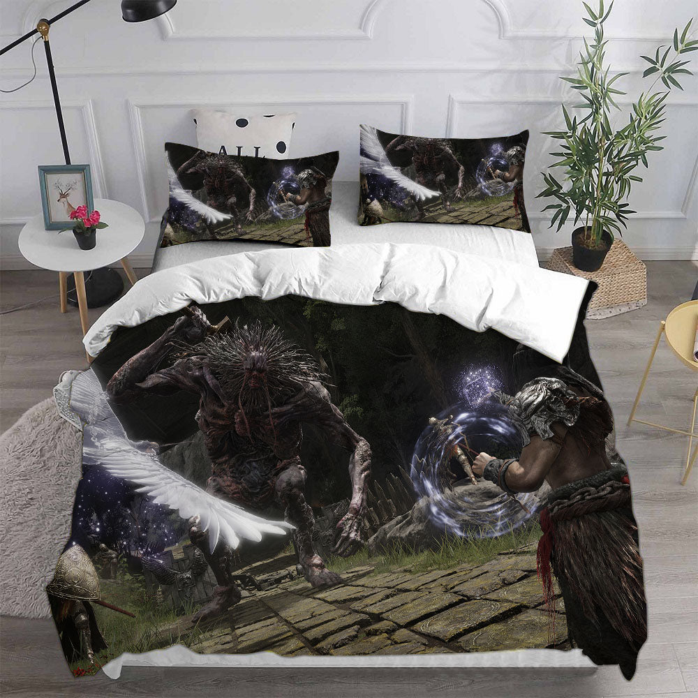 Elden Ring Cosplay Bedding Set Duvet Cover Pillowcases Halloween Home Decor