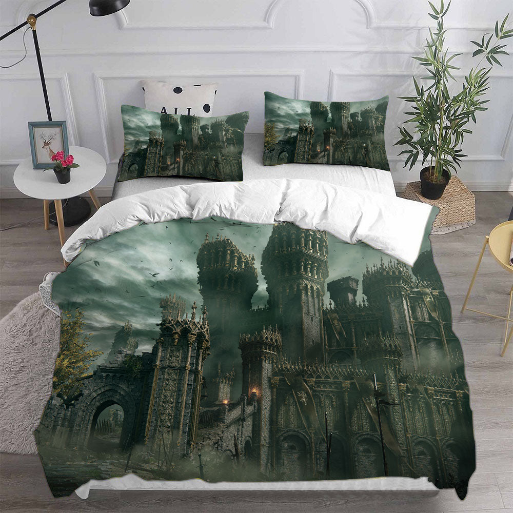 Elden Ring Cosplay Bedding Set Duvet Cover Pillowcases Halloween Home Decor