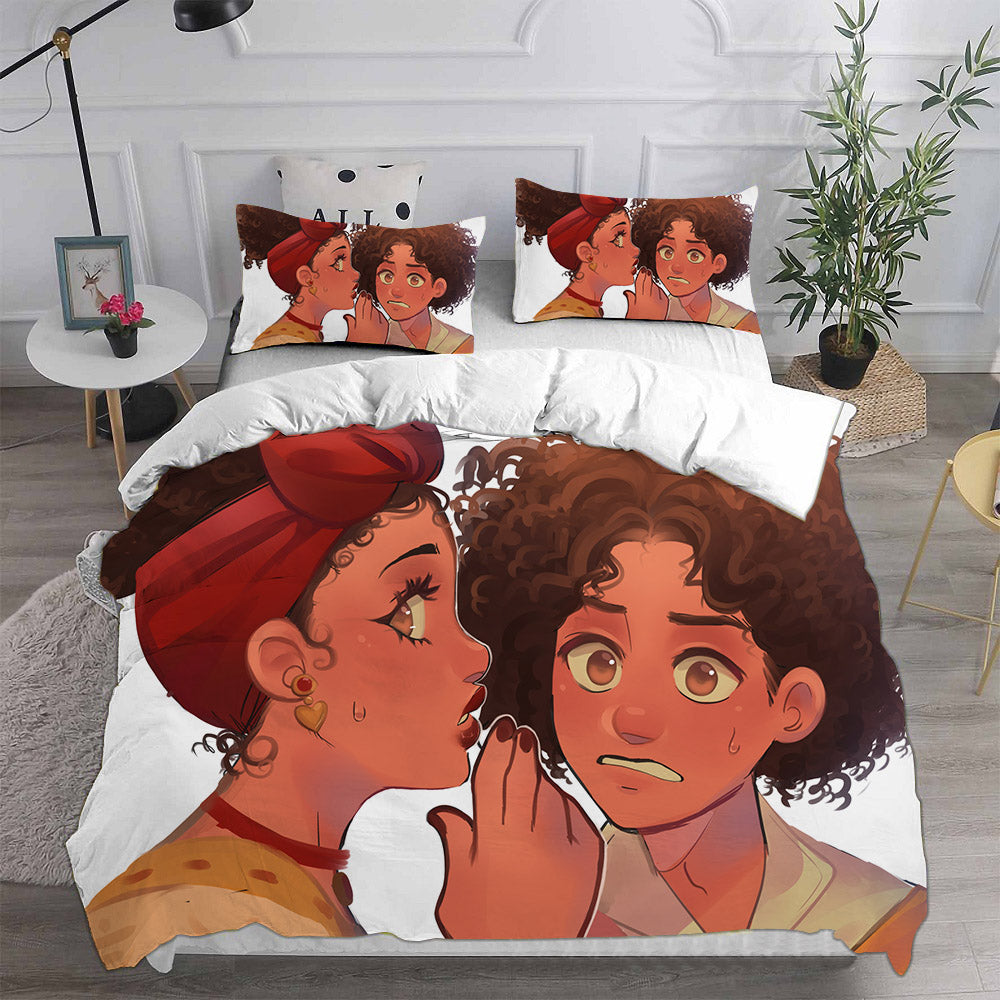 Encanto Mirabel Cosplay Bedding Set Duvet Cover Pillowcases Halloween Home Decor