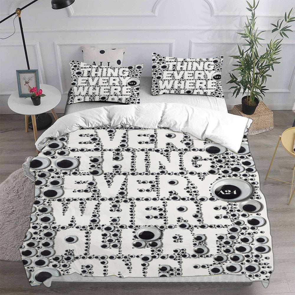 Everything Everywhere All at Once Cosplay Bedding Set Duvet Cover Pillowcases Halloween Home Decor