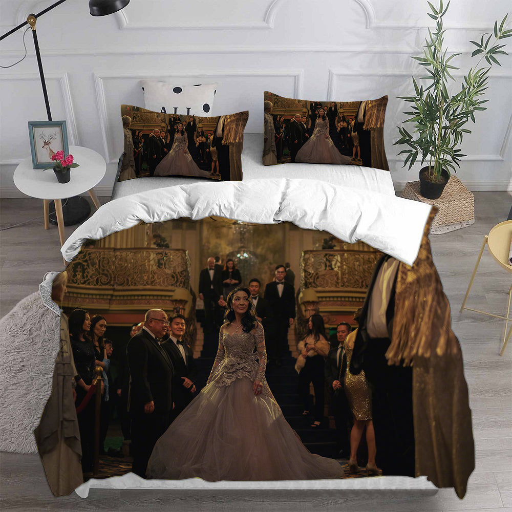 Everything Everywhere All at Once Cosplay Bedding Set Duvet Cover Pillowcases Halloween Home Decor