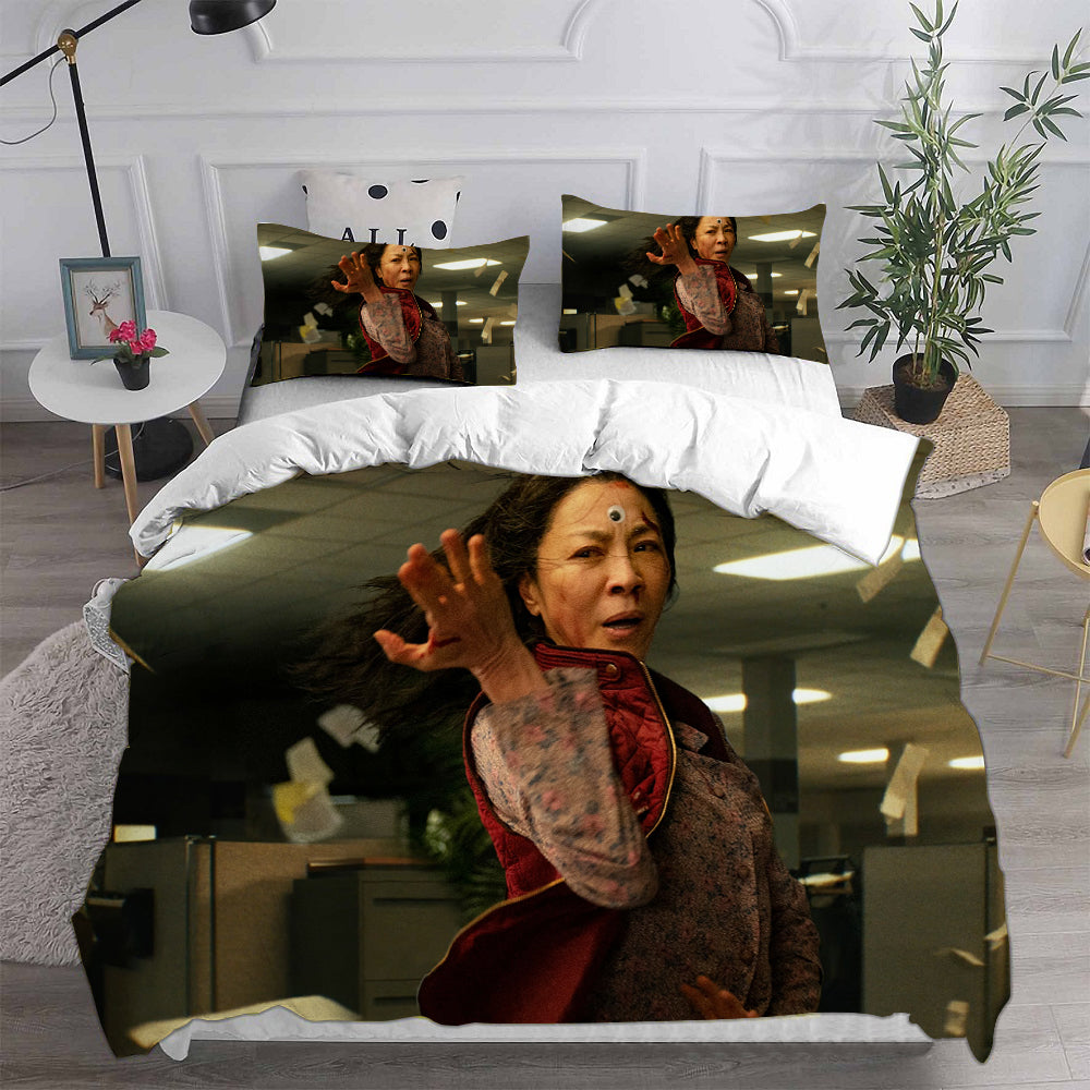 Everything Everywhere All at Once Cosplay Bedding Set Duvet Cover Pillowcases Halloween Home Decor
